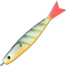 Рыбка поролоновая Джига Окунь (5см) оранжевый (уп.5шт)